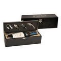 Matte Black Finish Single Wine Presentation Box with Tools